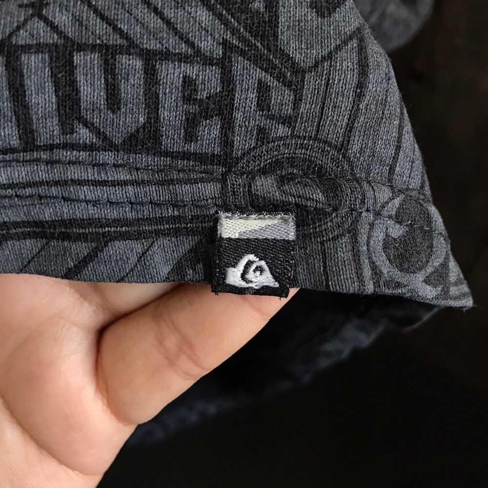 Quicksilver × Vintage Vintage Quiksilver Overprint Ts… - Gem
