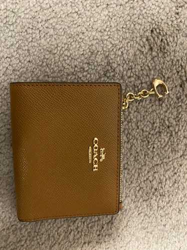 Coach Coach small leather snap wallet