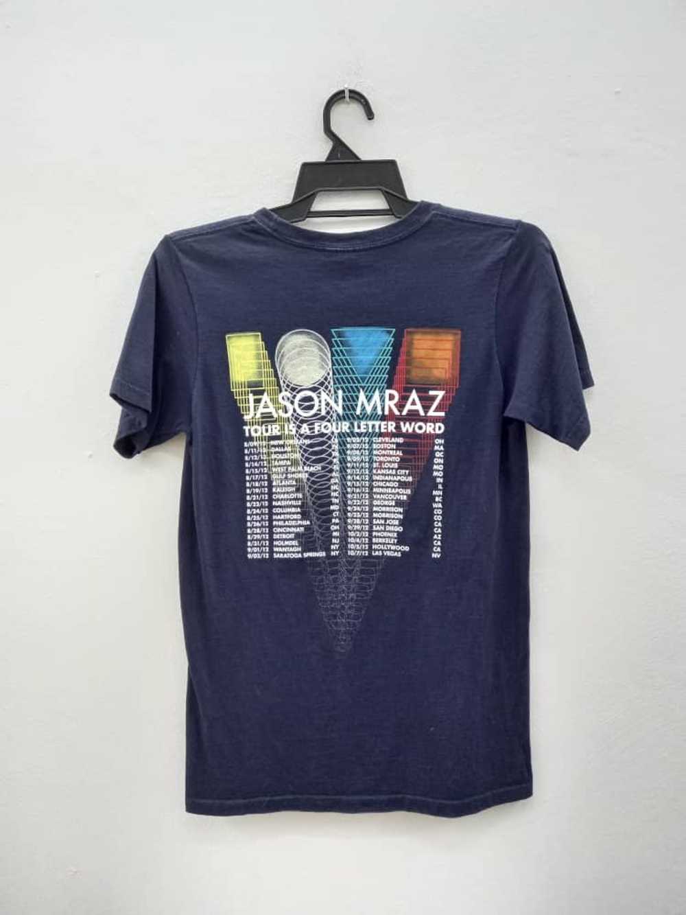 Band Tees JASON MRAZ 2012 TOUR IS A FOUR LETTER W… - image 2