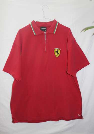 Vintage 1995 Ferrari good Polo Embroidered