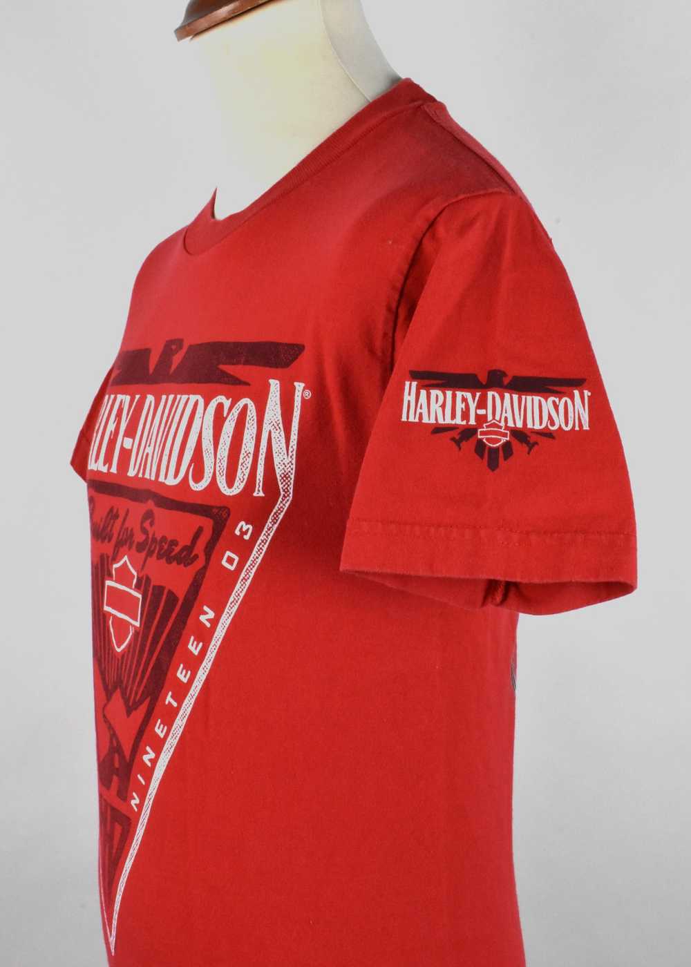 Vintage Dia de los Muertos Harley Davidson T-Shir… - image 3