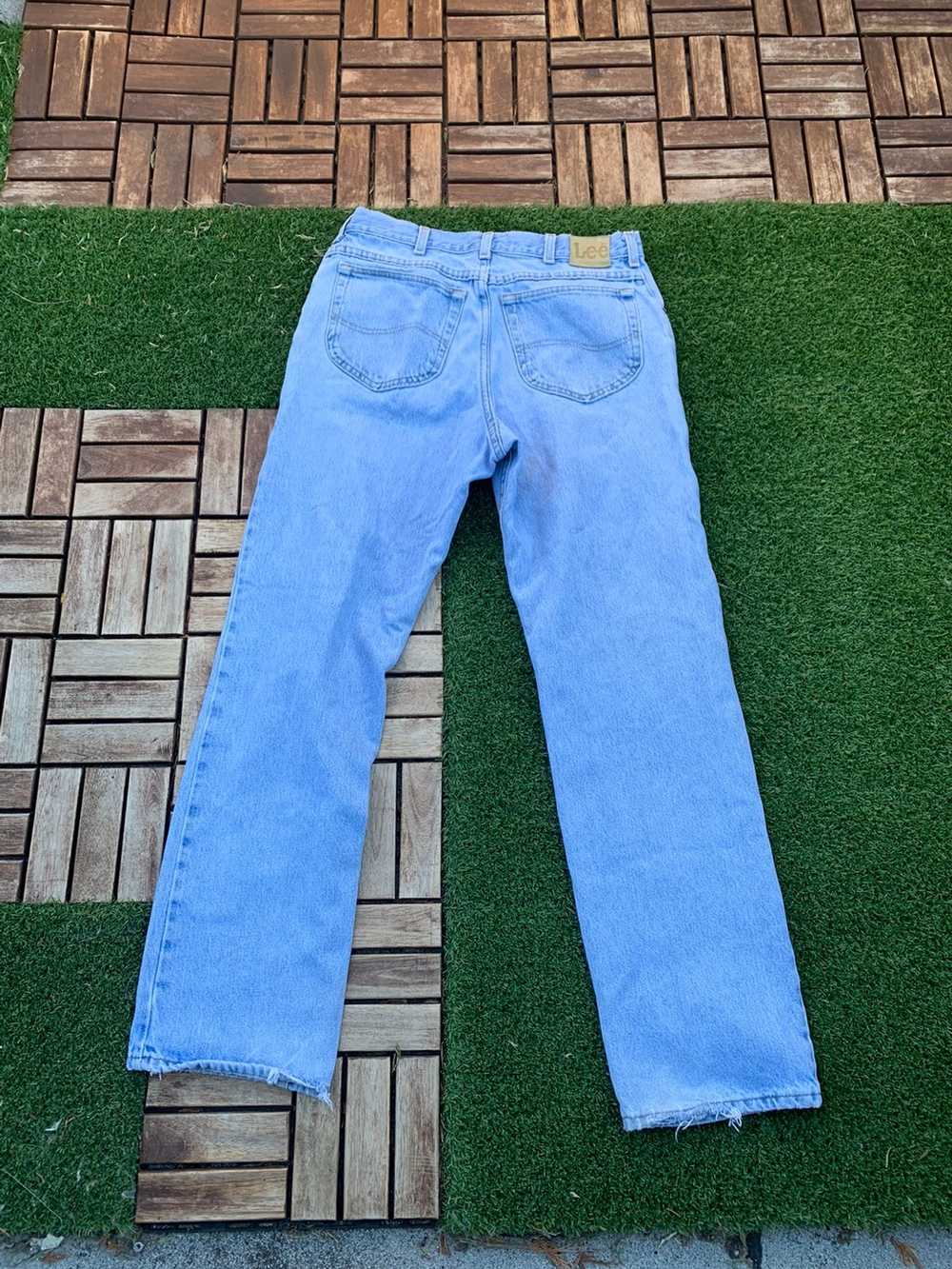 Lee Lee straight denim jeans sz 33 - image 2