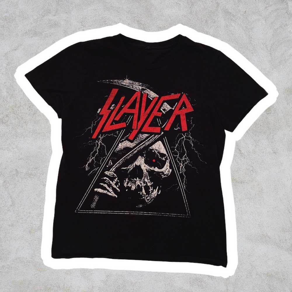 Band Tees × Slayer × Vintage 90s Slayer band tee - image 1