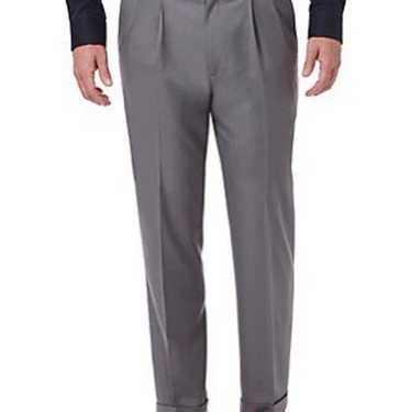 Haggar Haggar WPL386 Mens Pants Grey Dress pant