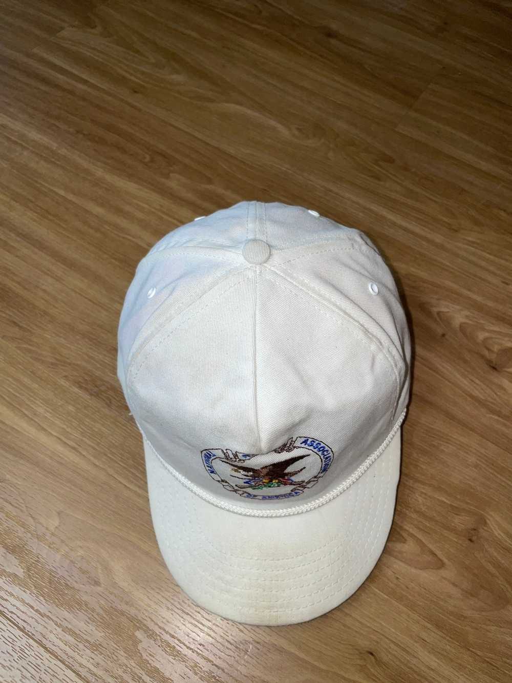 Made In Usa × Vintage Vtg NRA Trucker Hat White D… - image 4