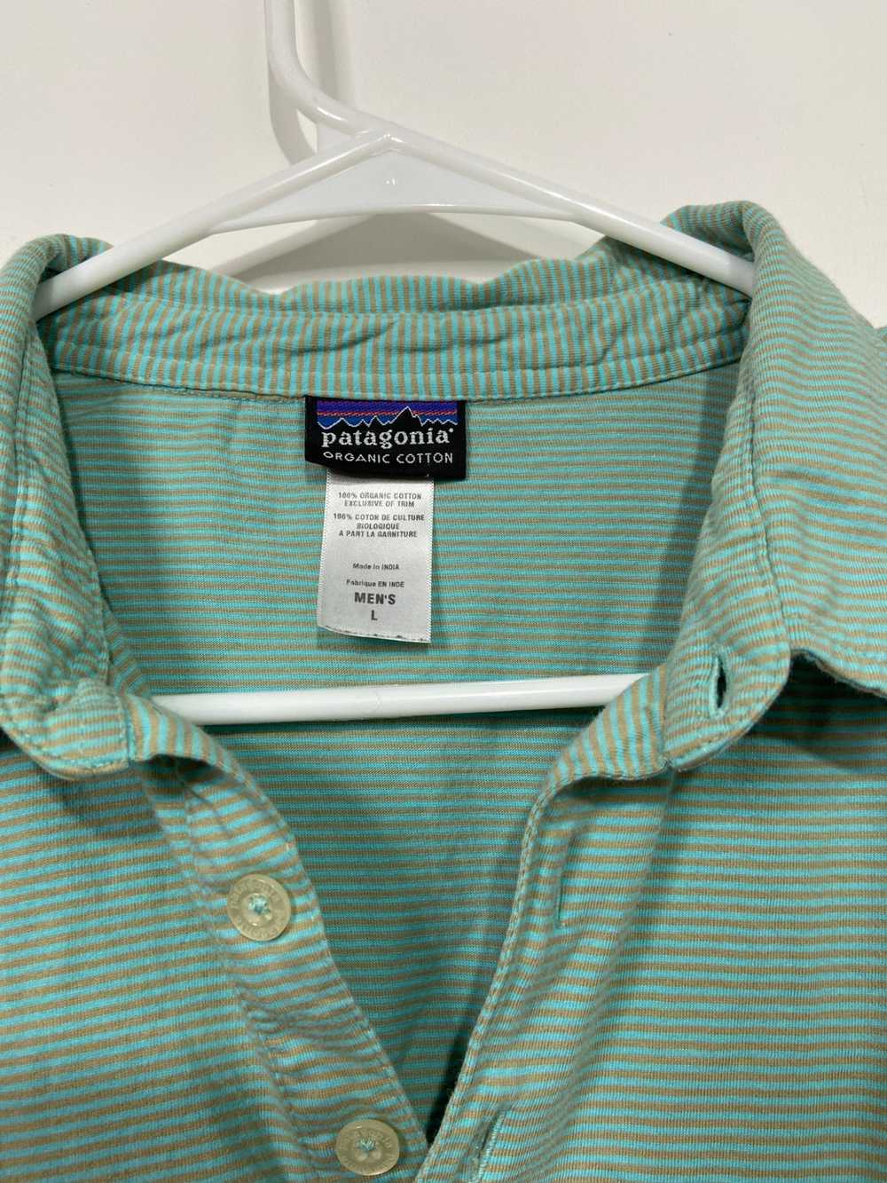 Patagonia × Vintage Vintage Patagonia polo stripe… - image 3