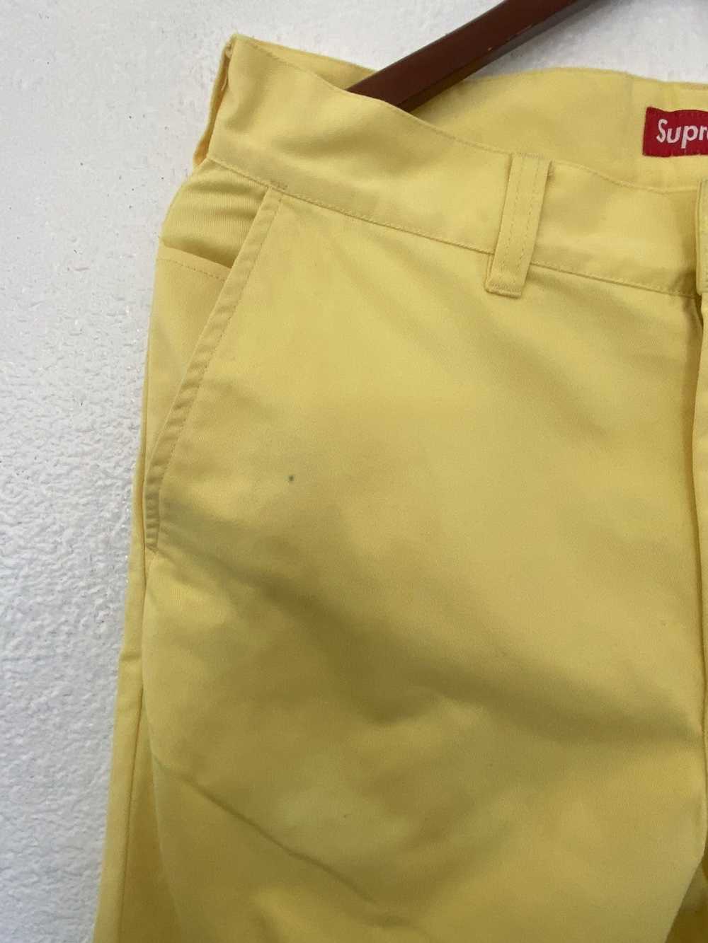 Supreme Supreme Yellow Work Pants - image 3