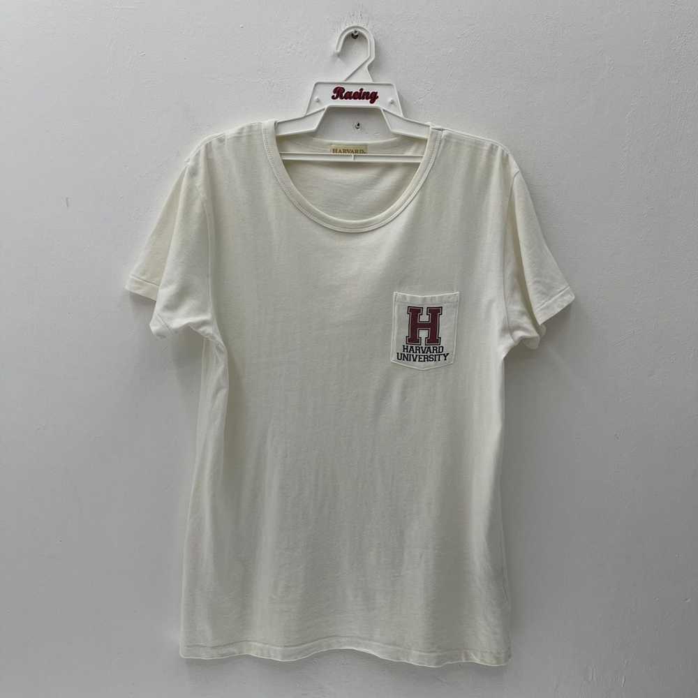 Harvard × Tee Shirt × Vintage Harvard University … - image 1