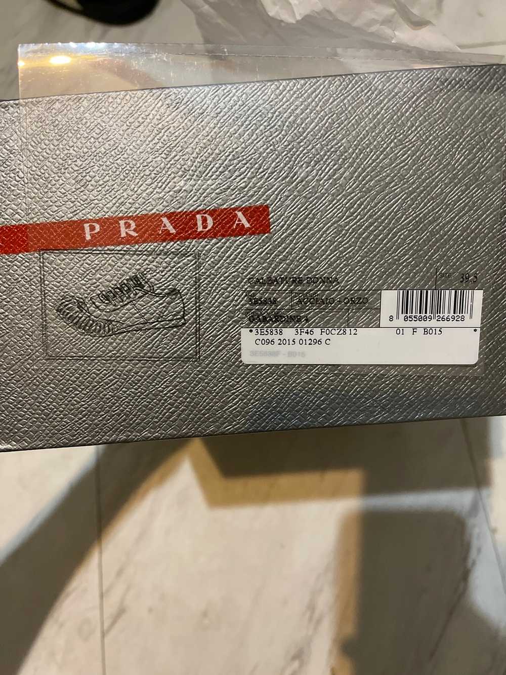 Prada Prada sneaker with rubber front - image 10