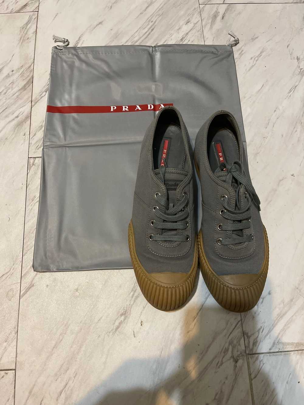 Prada Prada sneaker with rubber front - image 1