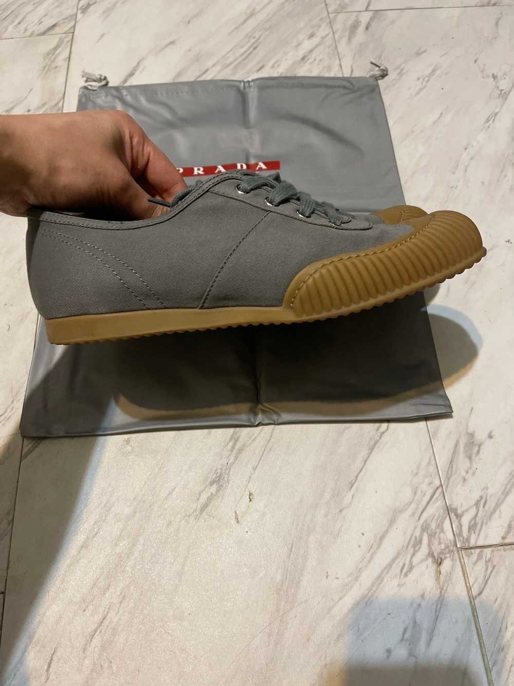 Prada Prada sneaker with rubber front - image 4