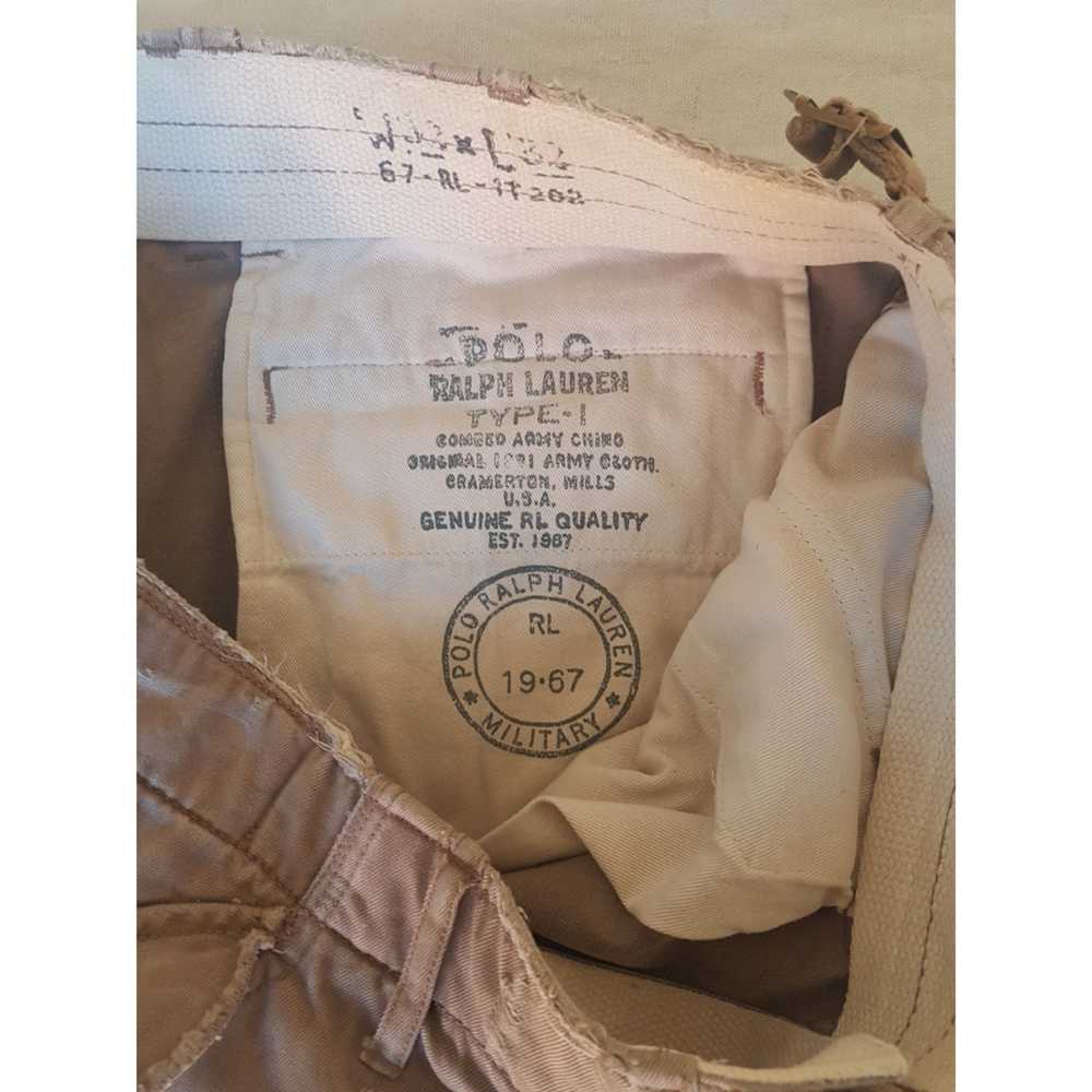 Polo Ralph Lauren Type - I Faded Khaki Army Chino Pan… - Gem