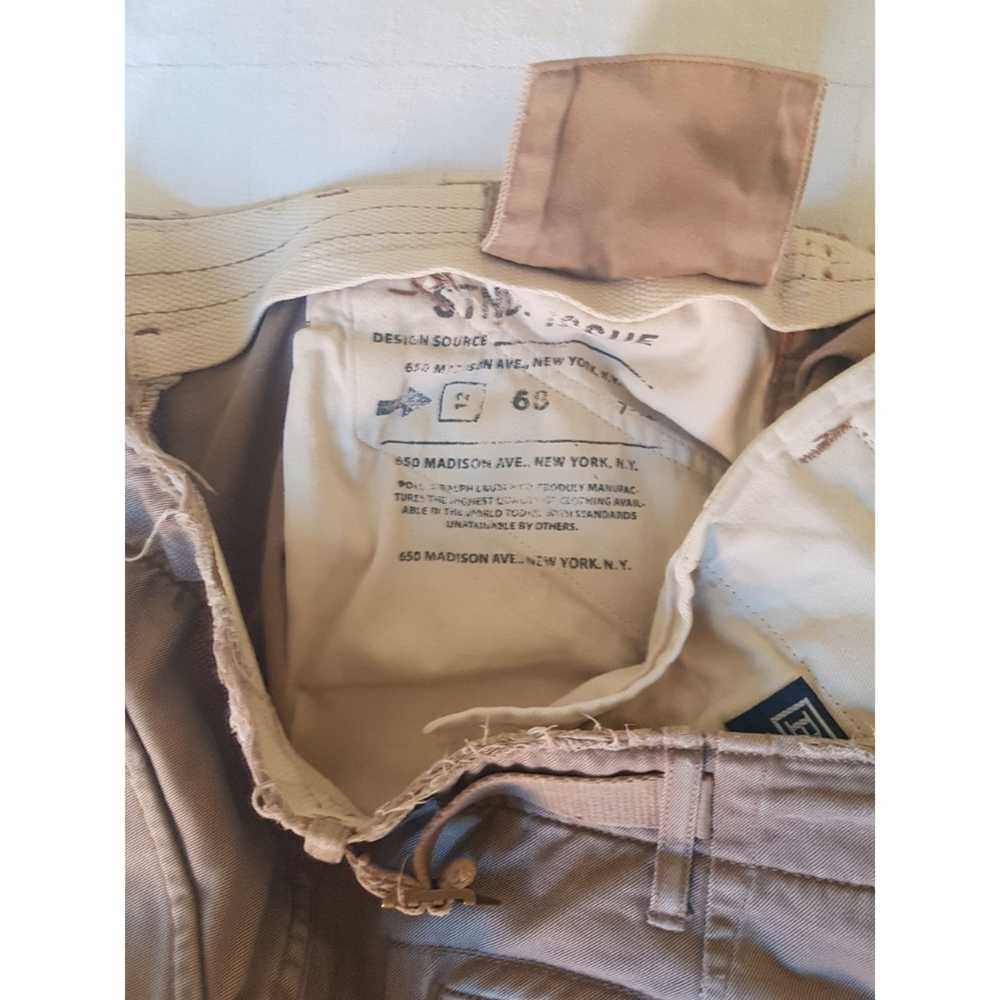 Polo Country Vintage Ralph Lauren Olive Green Taupe Cotton Twill good Pants USA 34x32