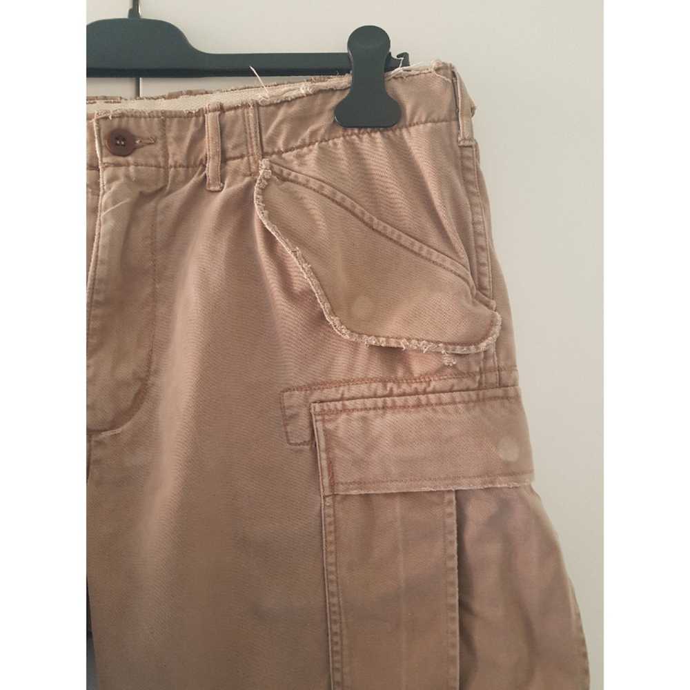 Vintage Lauren Ralph Lauren Khaki Tan Suede Leather Pants 8 10 Polo 