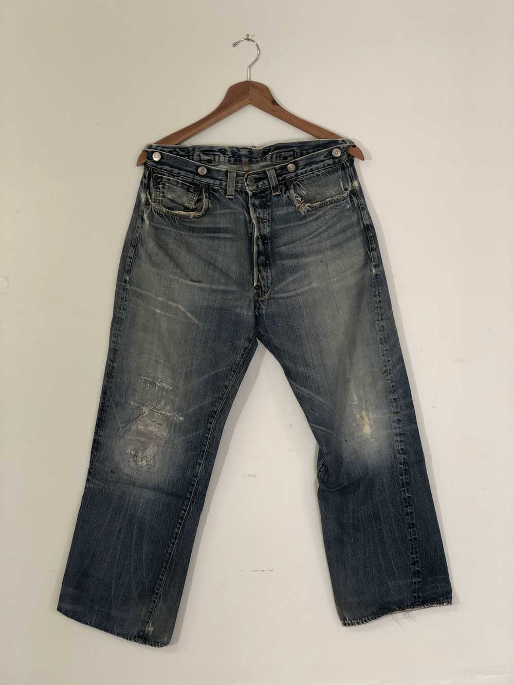 Vintage Levi's 501 Jeans - Rust Brown High Waisted 90s Grunge Tapered Leg