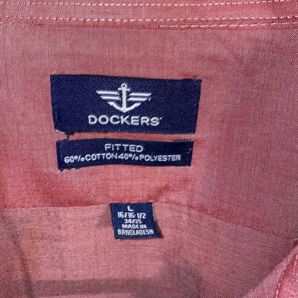 Dockers ‪Dockers Long Sleeve Fitted Button Up Col… - image 2