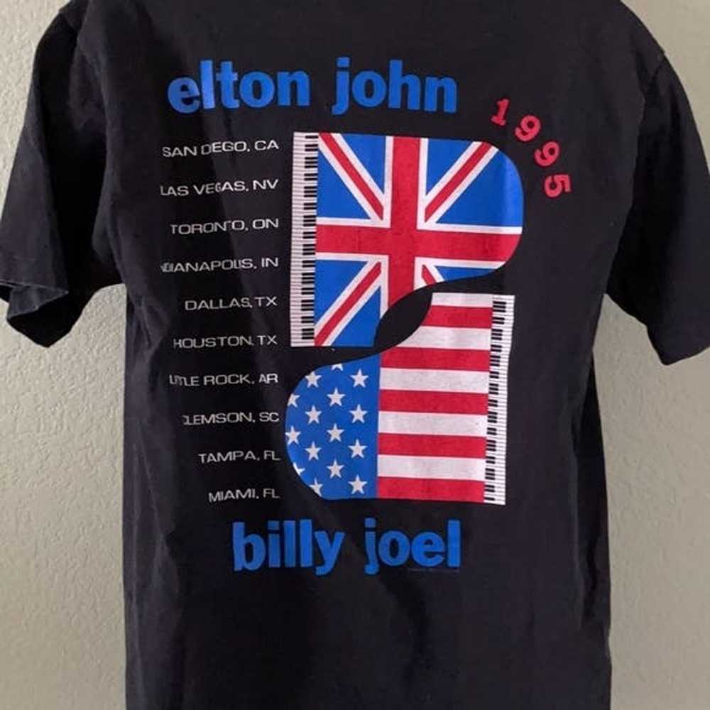 Anvil vintage elton john billy joel 1995 tour tee - image 4