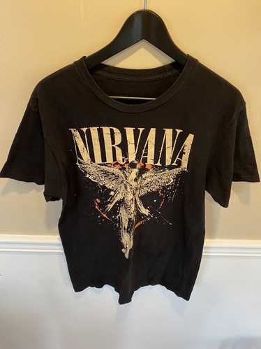 Nirvana Nirvana mens band tee music shirt black me