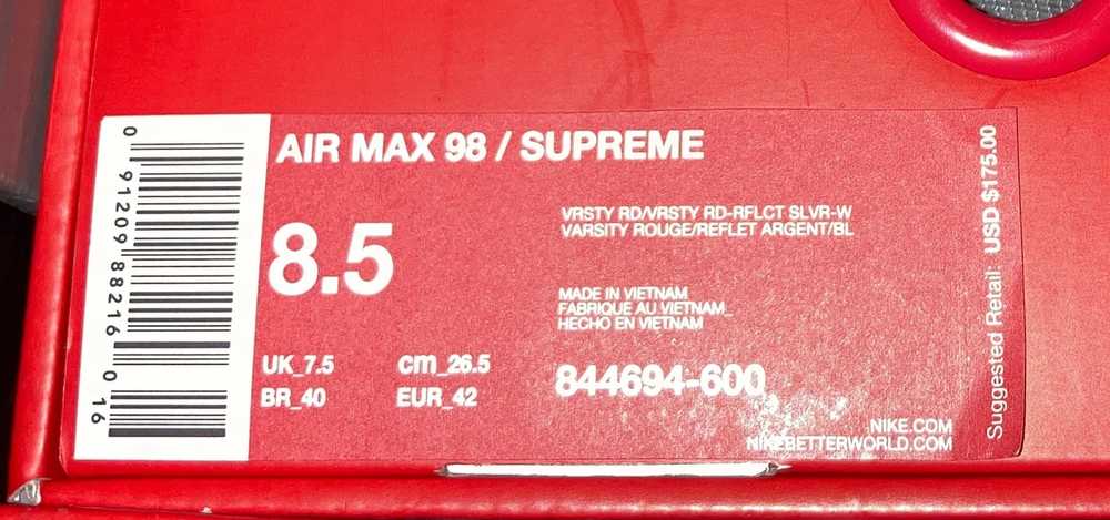Nike × Supreme Air Max 98 SUPREME - image 7