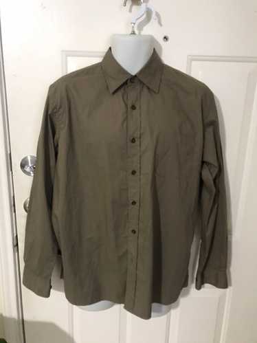 Earnest Sewn 1 pocket button front Cotton Shirt