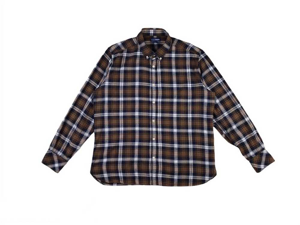 Flannel × Vintage Vintage Flannel Shirt Plaid Che… - image 3