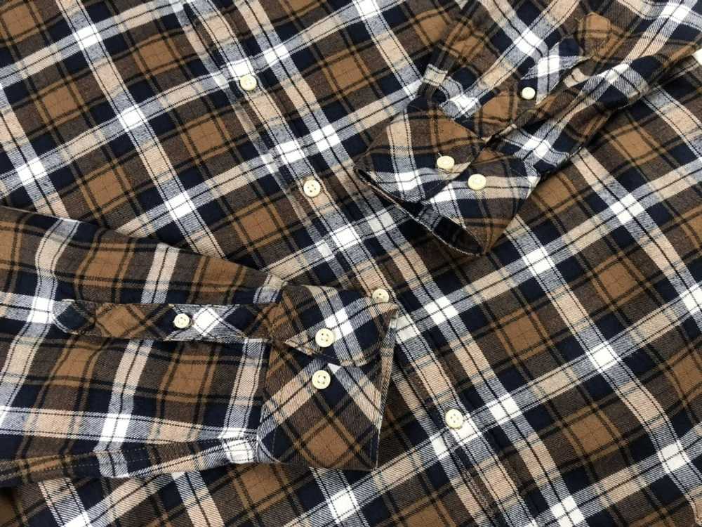 Flannel × Vintage Vintage Flannel Shirt Plaid Che… - image 9