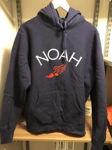 Noah Noah Winged Foot Embroidered Hoodie