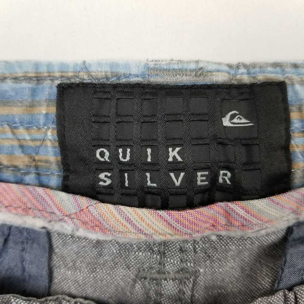 Quiksilver Quik Silver Gray Cargo Shorts Pants Si… - image 2