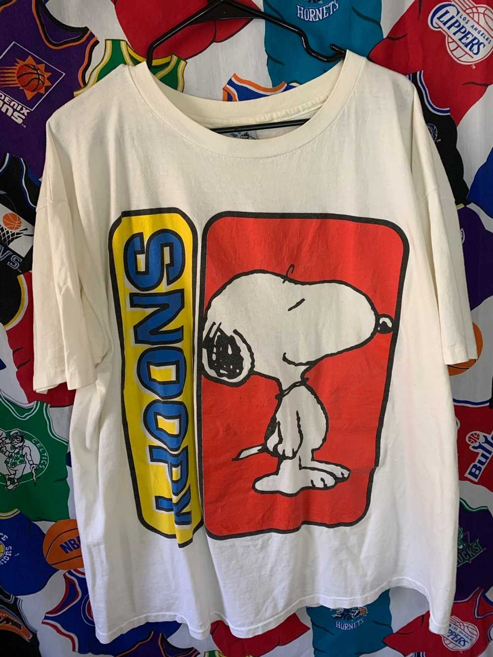 Peanuts × Vintage Vintage 1980's Snoopy Tee / Knott's… - Gem