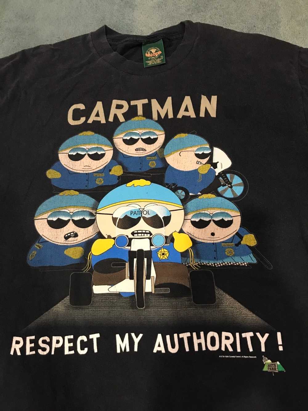 Vintage VTG 1998 South Park Cartman Respect My Author… - Gem