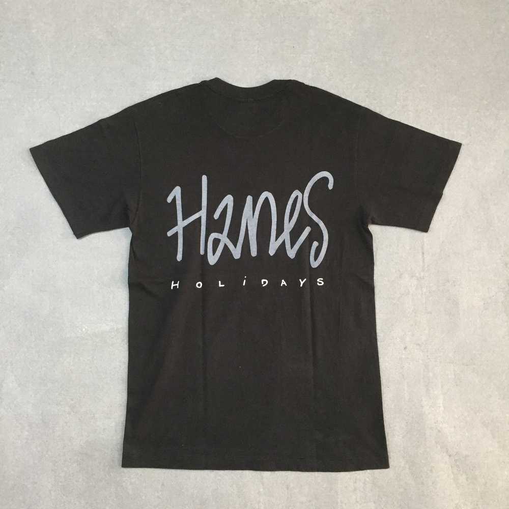 Hanes × Vintage VINTAGE HANES HOLIDAY SINGLE STITCH T… - Gem