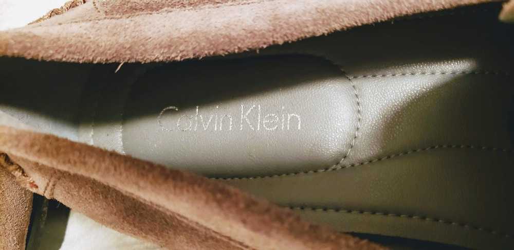 Calvin Klein Calvin Klein Grey Suede Loafers Inne… - image 6