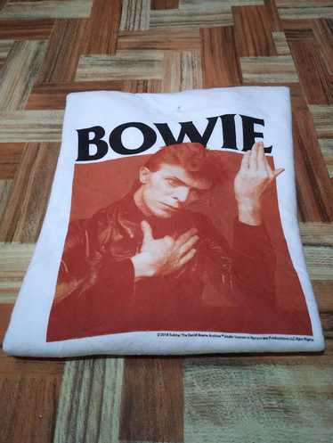Band Tees × H&M × Vintage David Bowie Big Logo Sw… - image 1