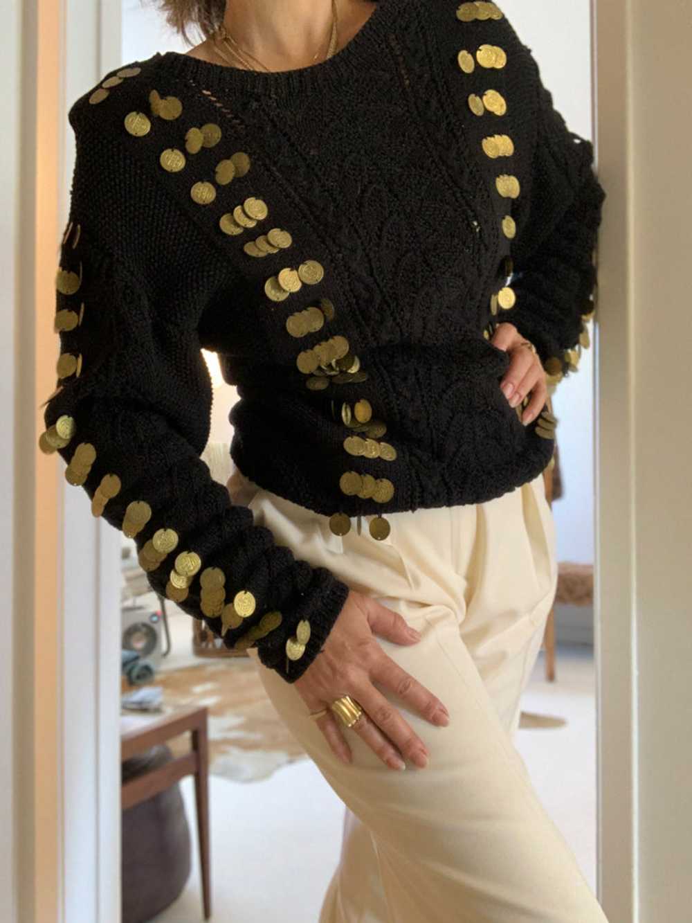 Golden Coin Sweater - image 7