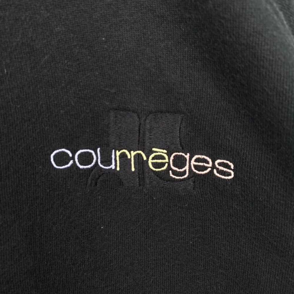 Courreges × Vintage Courrēges Sweatshirt Black Co… - image 4