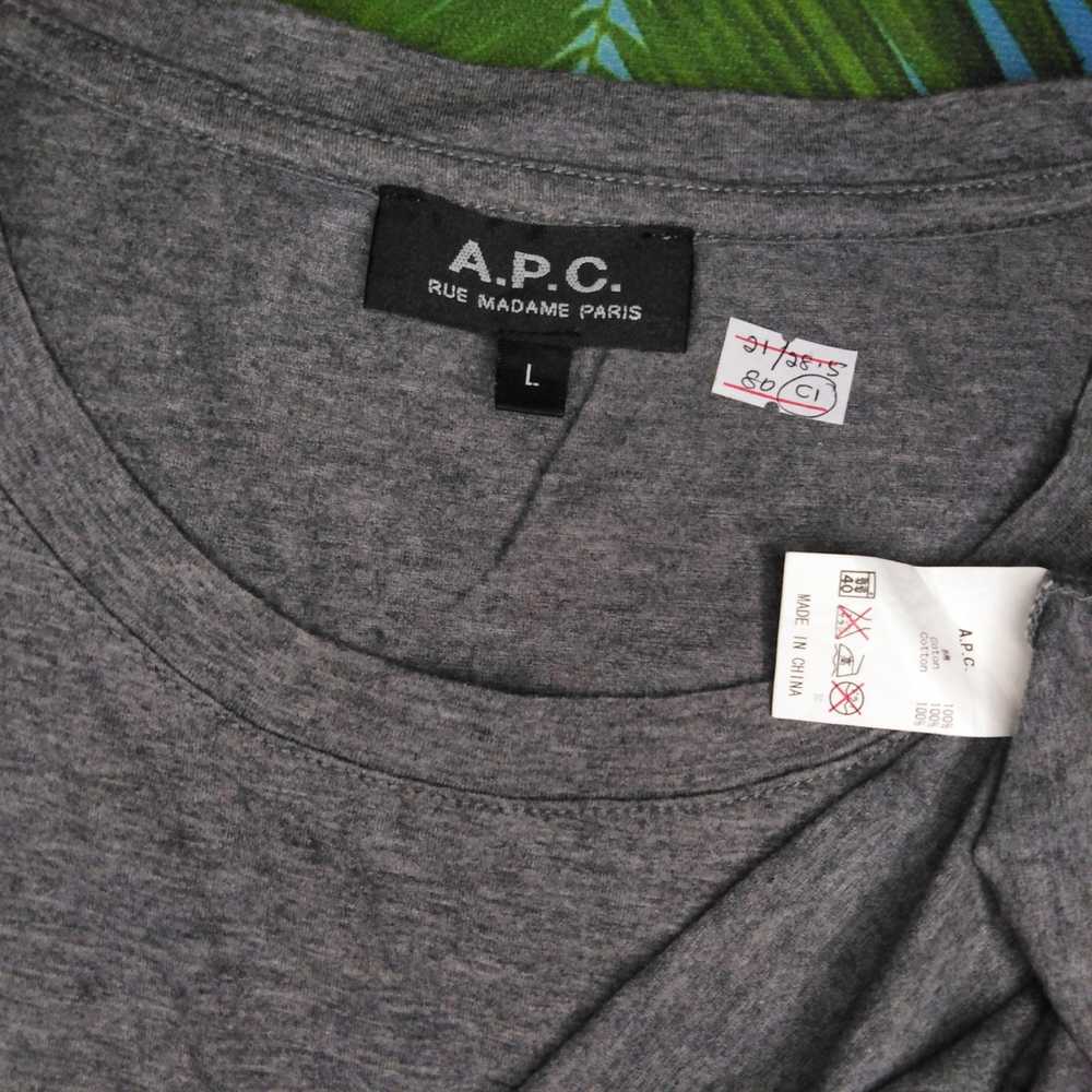 A.P.C. × Designer A. P. C Rue Madame Paris Tshirt - image 4