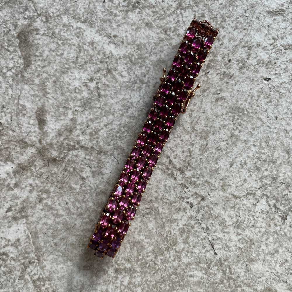 Gradient semi precious stone bracelet - image 3