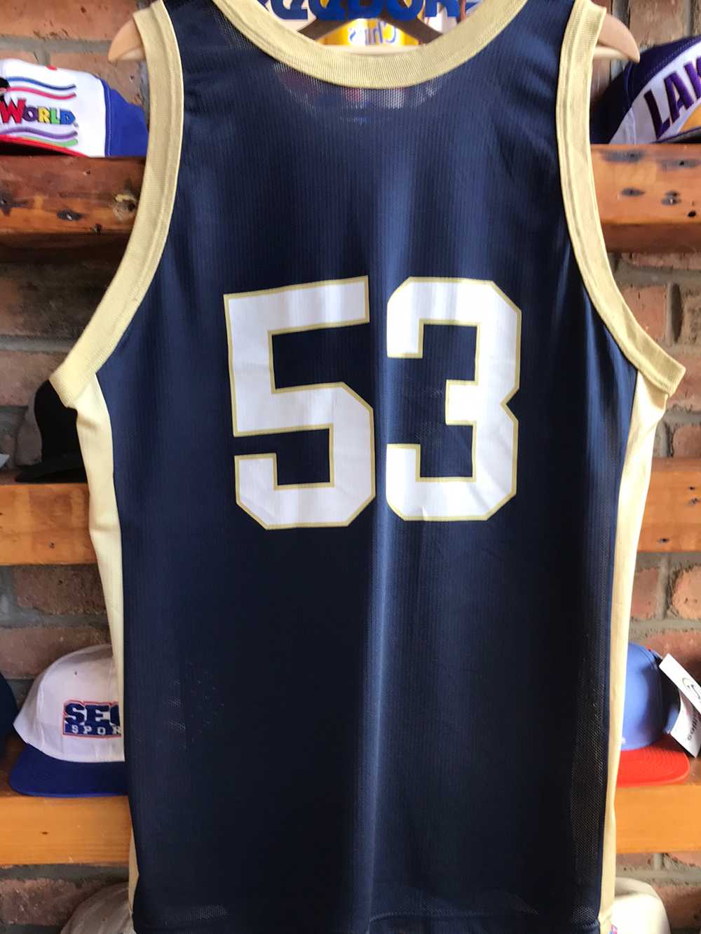 Vintage Champion Notre Dame College Jersey Size 4… - image 4