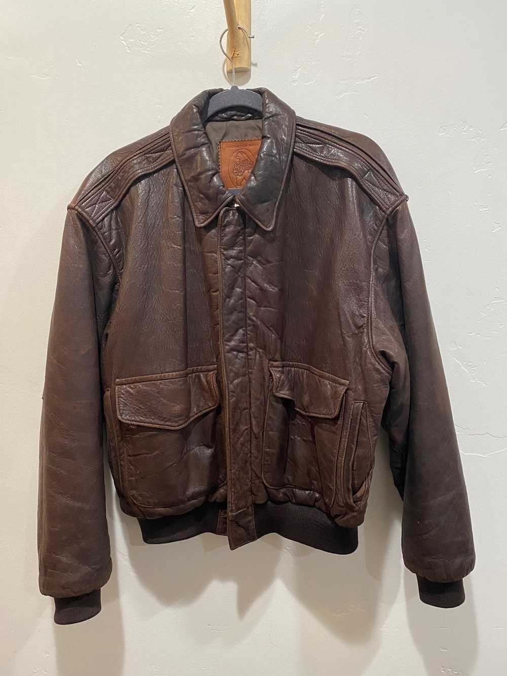 Golden Bear Vintage Golden Bear Leather Jacket - Gem