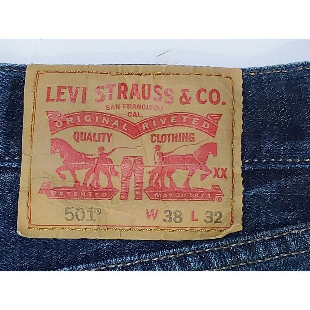 Levi's Levi's 501 Red Tab Button Fly Jeans 38x32 … - image 8