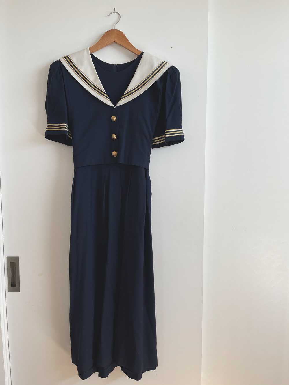 80s Sailor Dress Gem 4062