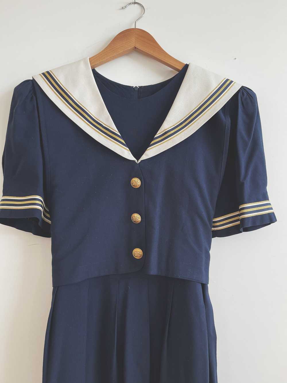 80s Sailor Dress Gem 5463