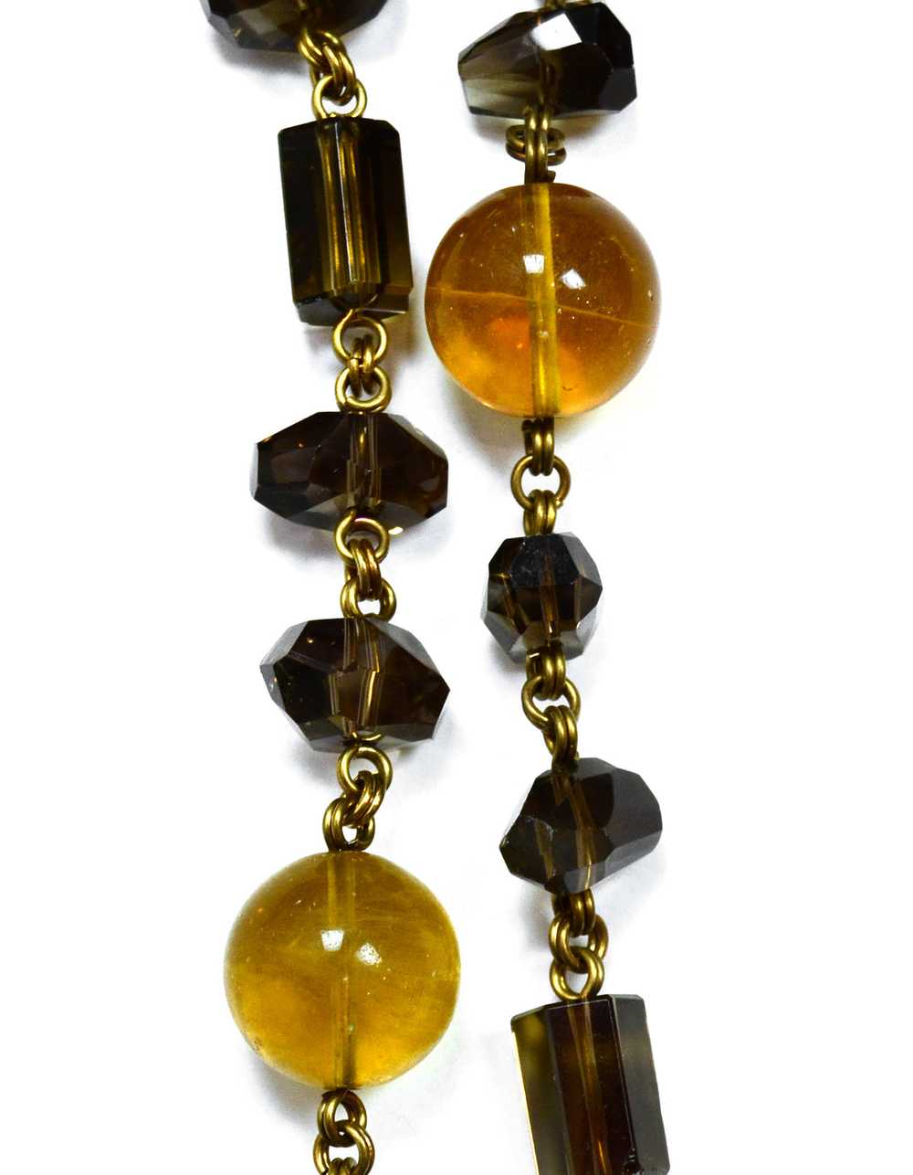 Stephen Dweck Smoky Topaz and Citrine 31" Necklac… - image 4