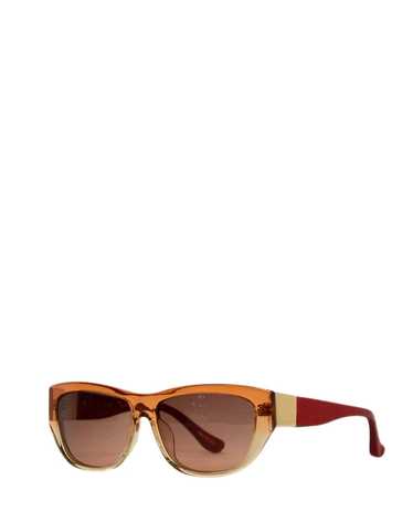 Linda Farrow x The Row Orange Ombre Sunglasses w/ 