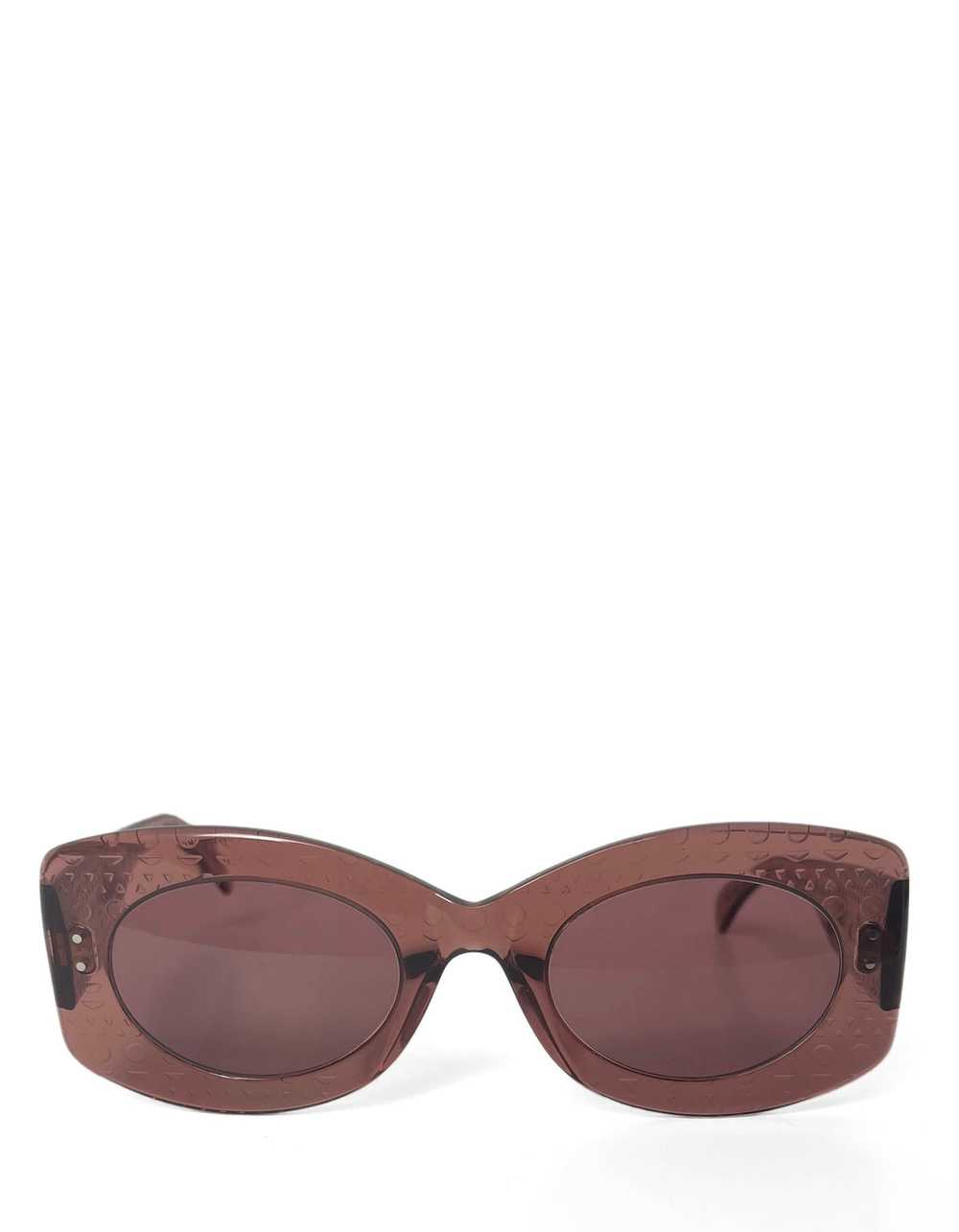 Alaia 2020 Nude Acetate AA0013S Sunglasses w/ Stu… - image 3
