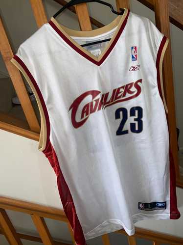 LeBRON JAMES  Cleveland Cavaliers 2003 Away Reebok Throwback NBA