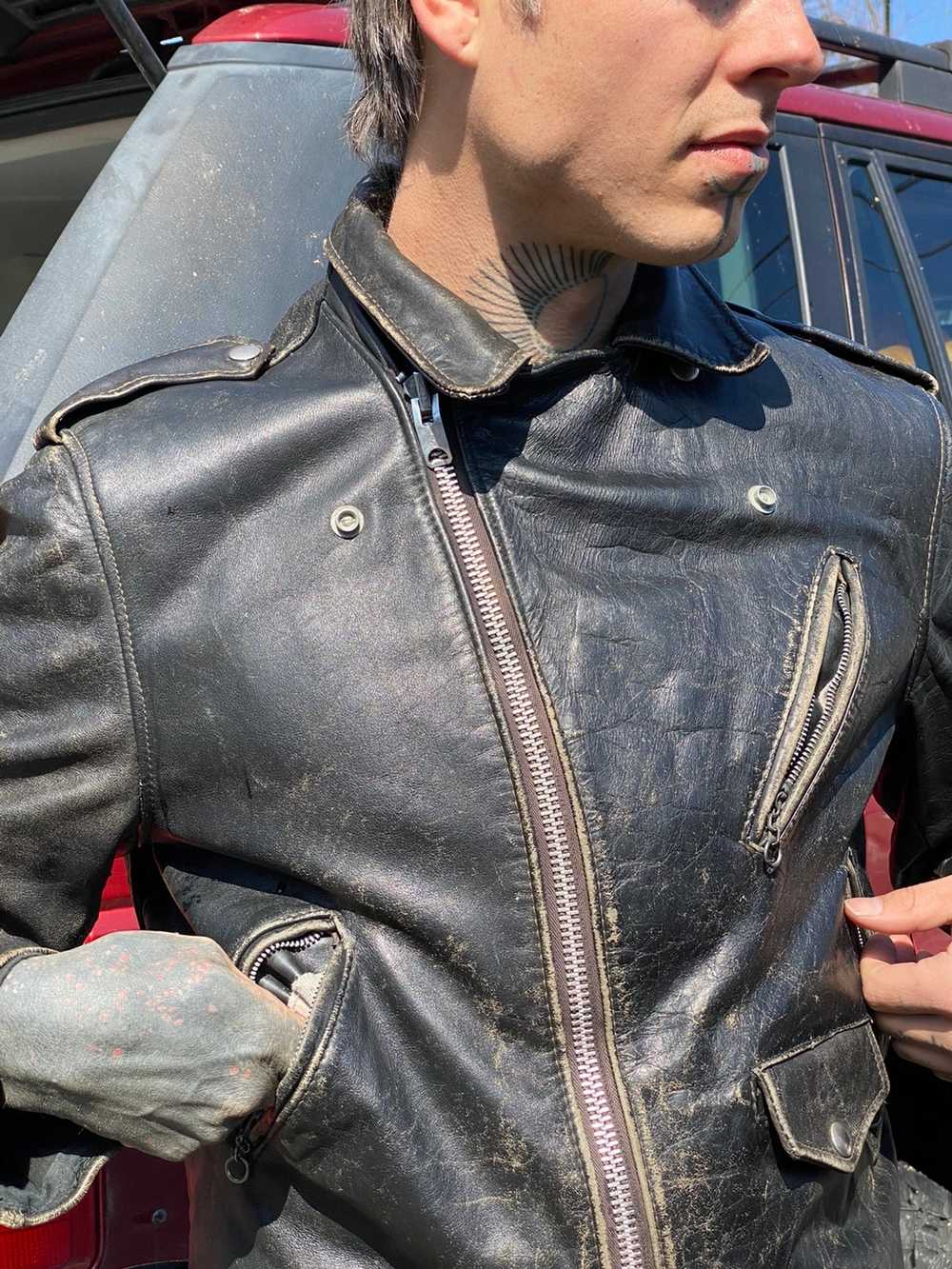Schott Schott Perfecto Leather Rider Jacket - image 2