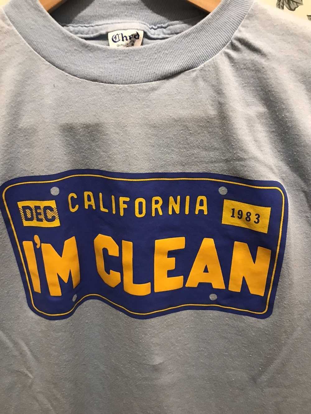 Vintage Vintage 80s I’m Clean T-shirt - image 4