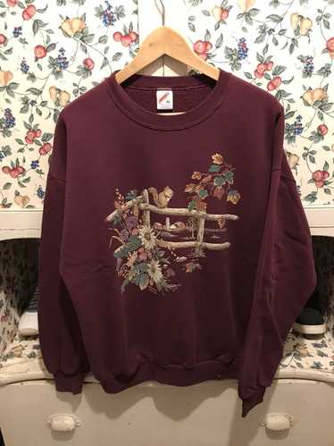 Jerzees × Vintage Vintage 90s Nature Crewneck