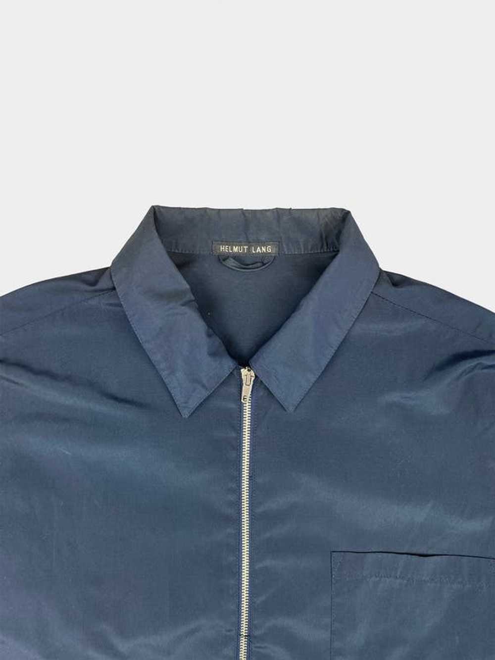 Helmut Lang Blue Pocket Cotton Jacket - image 3